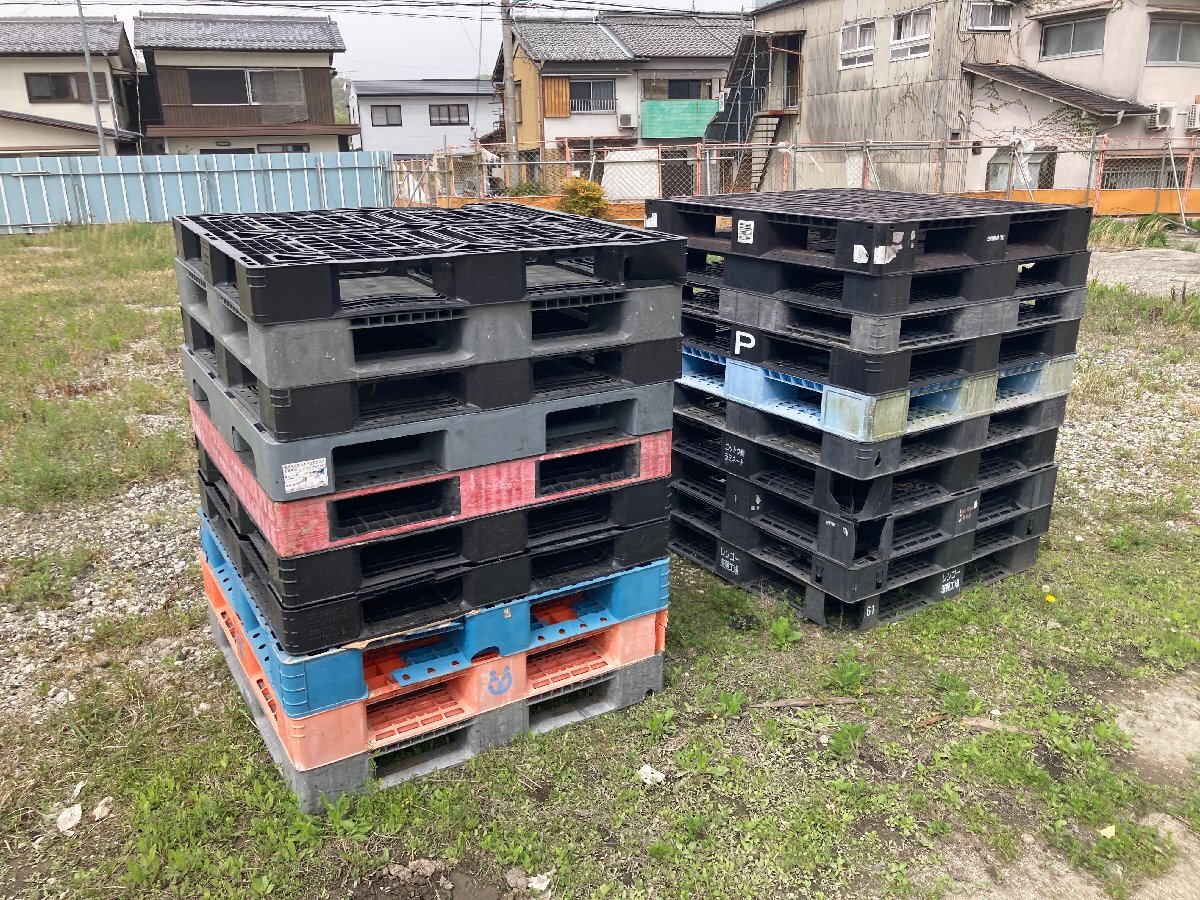 プラパレ 1100×1100 20枚セット プラスチック パレットの買取相場